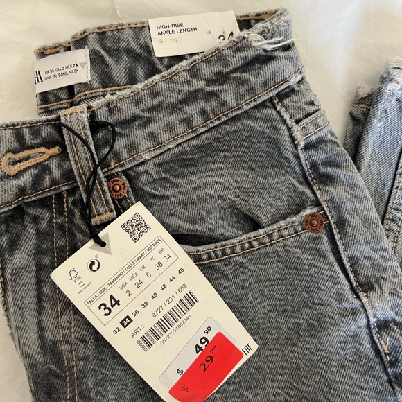 ZARA grey denim - Picture 2 of 3